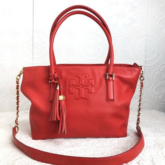 Tory Burch Handbags - 🌸OFFERS?🌸 Tory Burch Leather Orange Purse